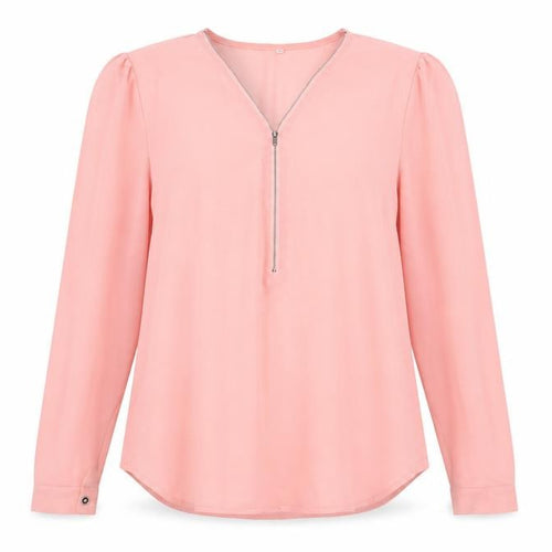 Preworn Womens Pink   Basic Blouse Size 2XL