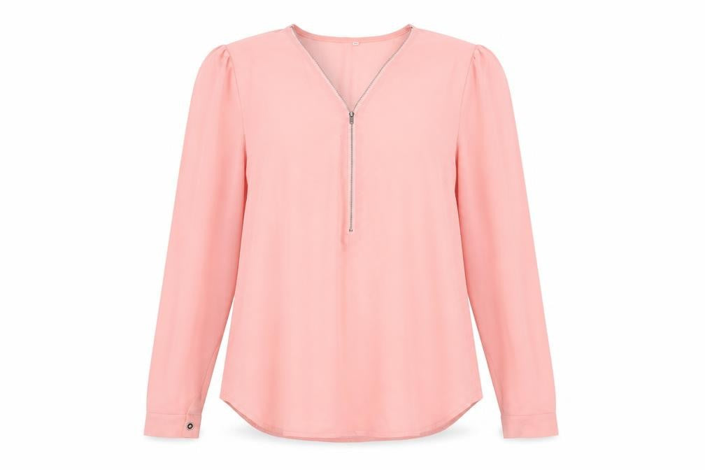 Preworn Womens Pink   Basic Blouse Size 2XL