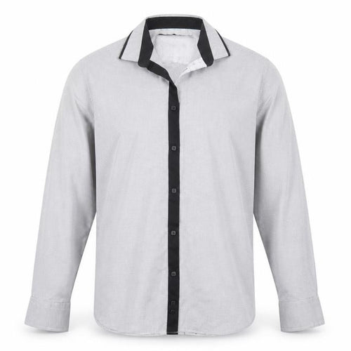 Spital Fields Mens Grey    Button-Up Size 16