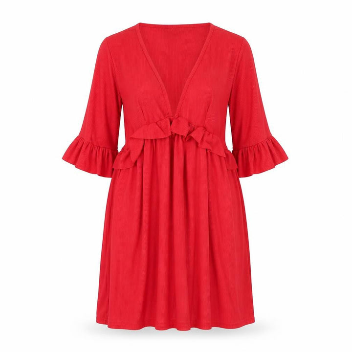 Nasty Gal Womens Red   A-Line  Size 6