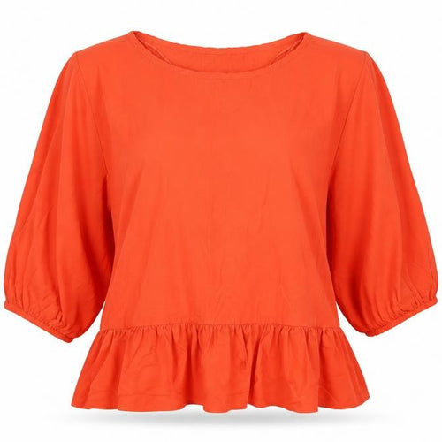 Primark Womens Orange   Tunic Blouse Size 8