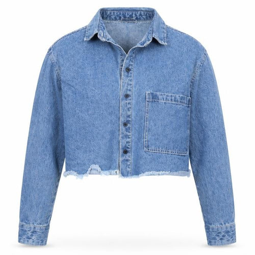 Native Youth Womens Blue  Denim Jacket  Size XS