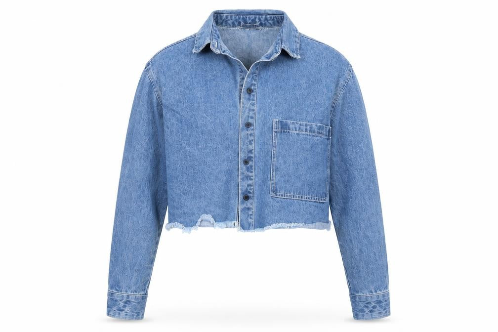 Native Youth Womens Blue  Denim Jacket  Size XS