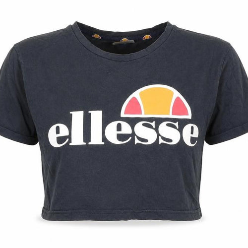 ellesse Womens Black   Cropped T-Shirt Size 4