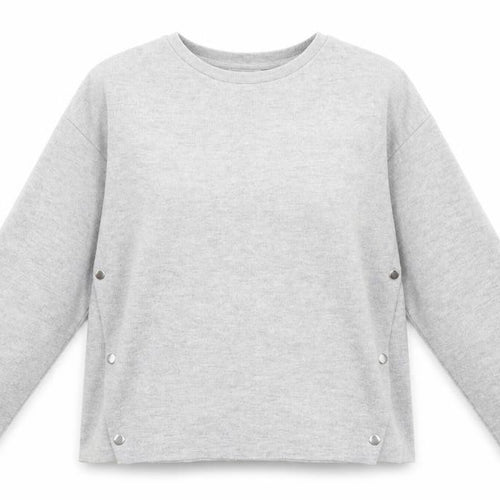 Zara Womens Grey  Knit Pullover Jumper Size S