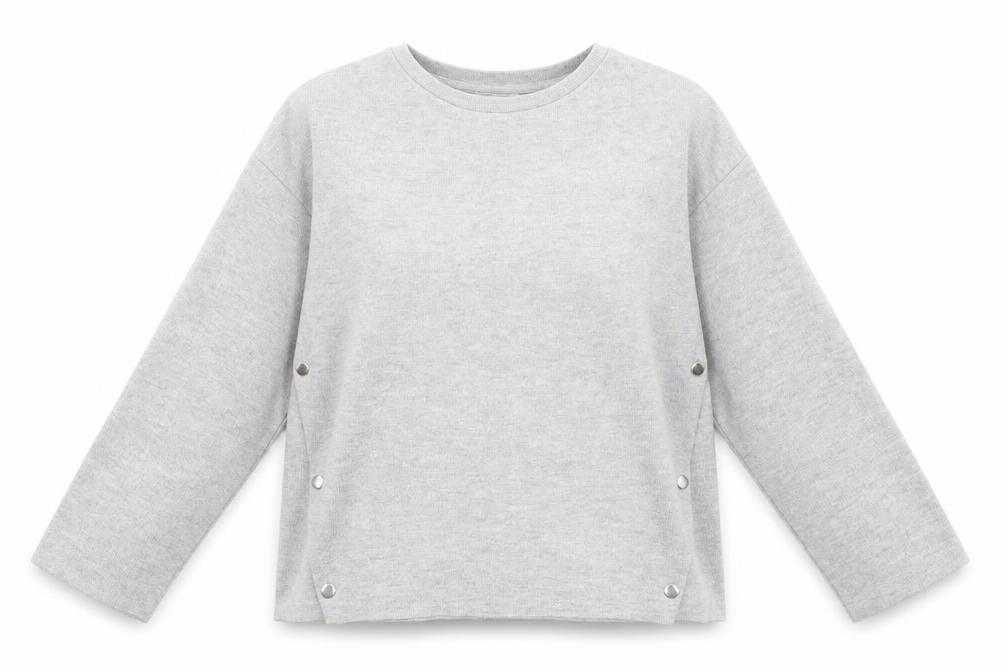 Zara Womens Grey  Knit Pullover Jumper Size S