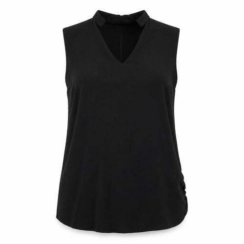 Topshop Womens Black   Basic Blouse Size 10