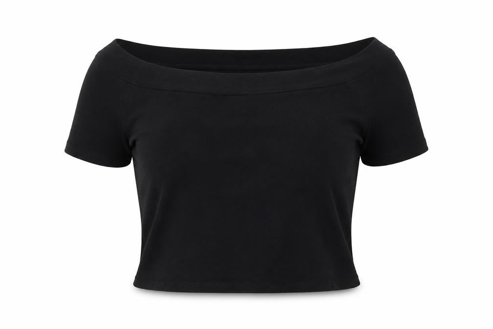 Select Womens Black   Basic T-Shirt Size 14