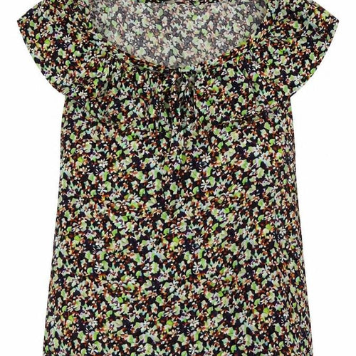 Topshop Womens Multicoloured Floral  Basic Blouse Size 10