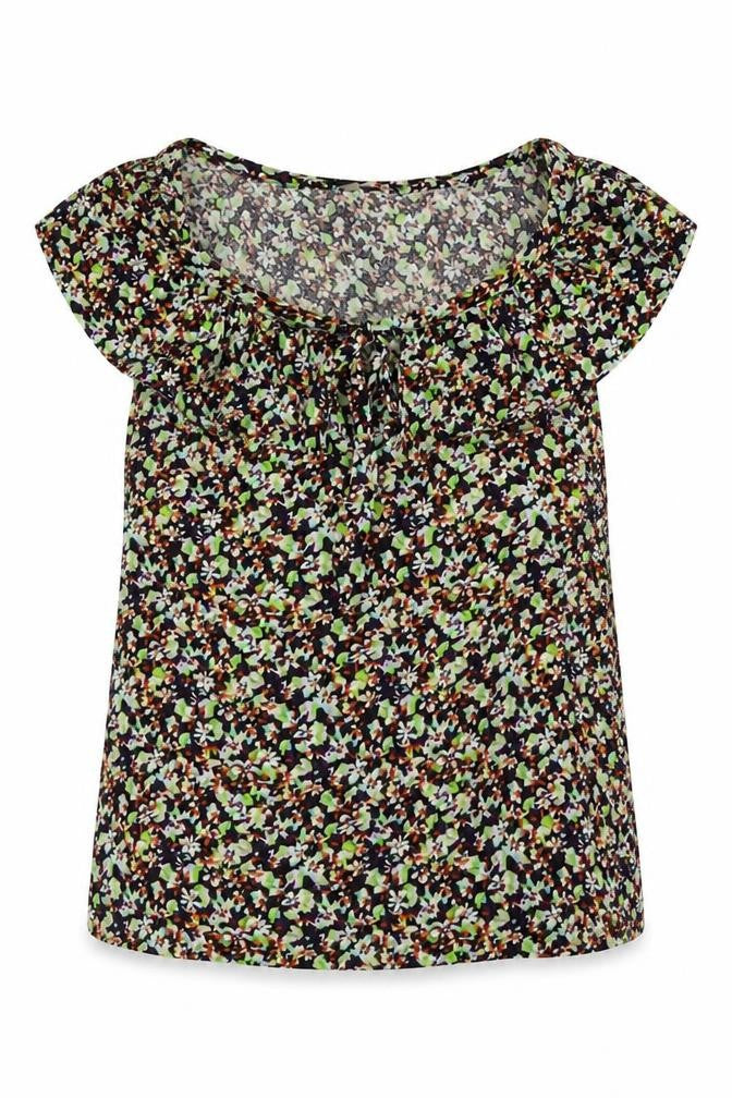 Topshop Womens Multicoloured Floral  Basic Blouse Size 10