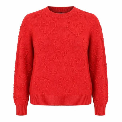 Dorothy Perkins Womens Red Polka Dot  Pullover Jumper Size 12