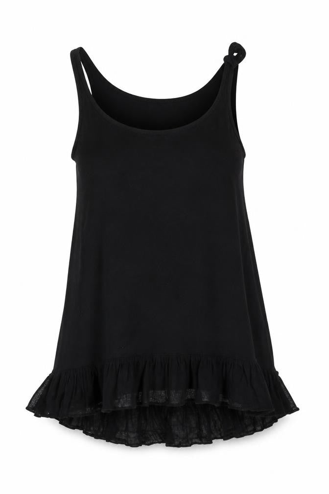 Topshop Womens Black   Basic Tank Size 10