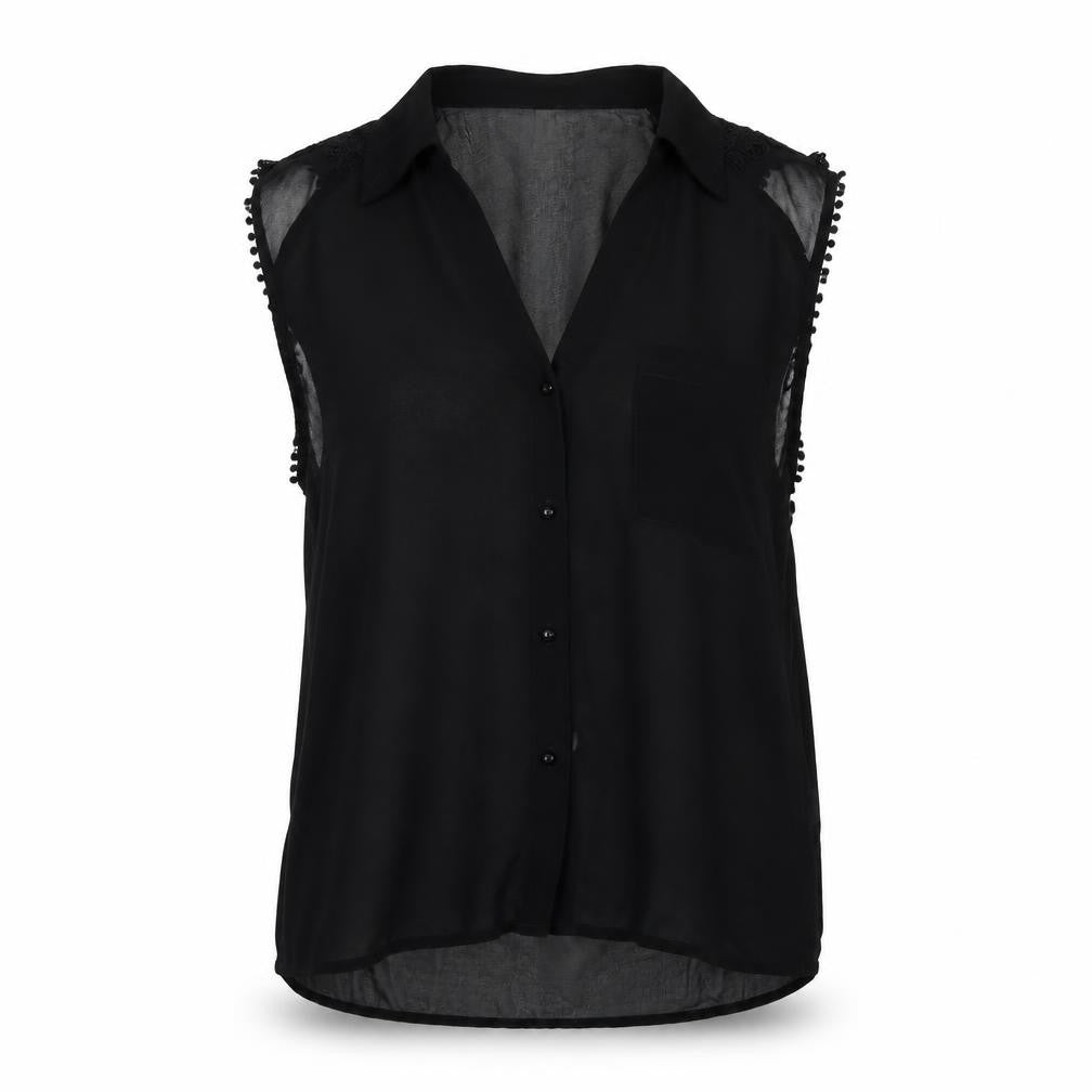 Glamorous Womens Black   Basic Blouse Size 12
