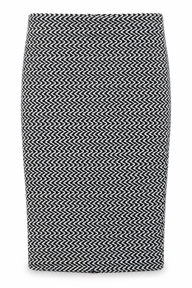 Pull & Bear Womens Grey Geometric  Straight & Pencil Skirt Size L