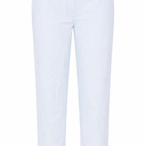Marks and Spencer Womens Blue Striped  Trousers  Size 10 L26 in