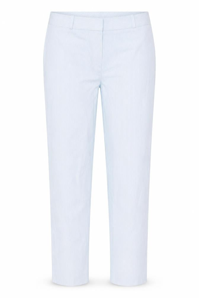Marks and Spencer Womens Blue Striped  Trousers  Size 10 L26 in