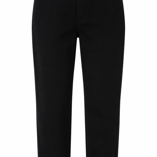PRETTYLITTLETHING Womens Black   Straight Jeans Size 10 L25 in