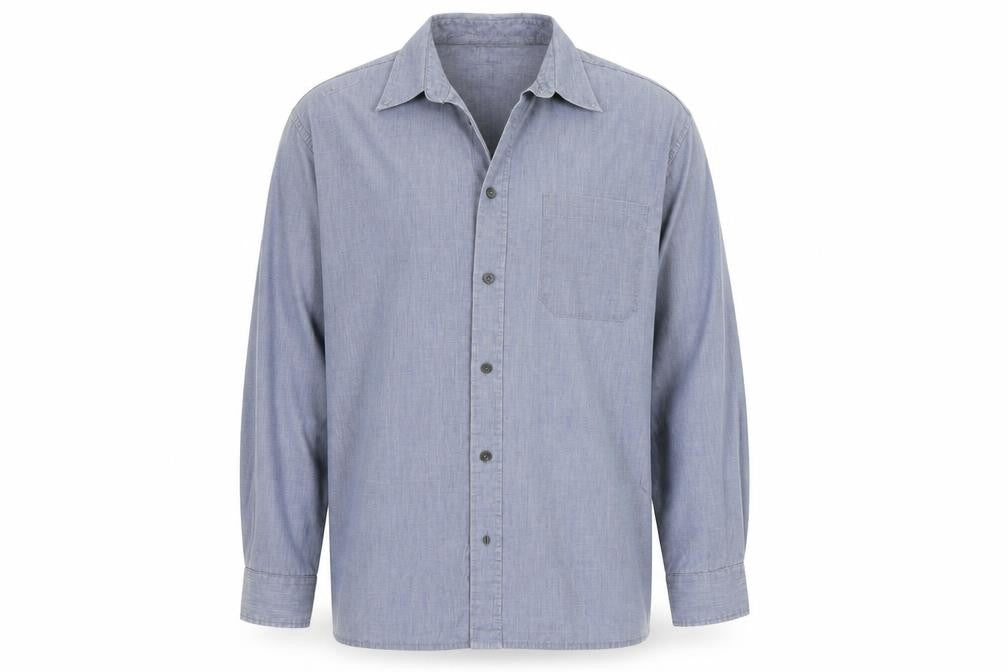 Oak Valley  Mens Blue    Button-Up Size L