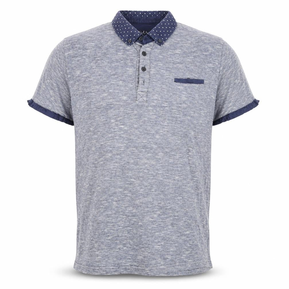 Twisted Soul  Mens Grey    Polo Size L