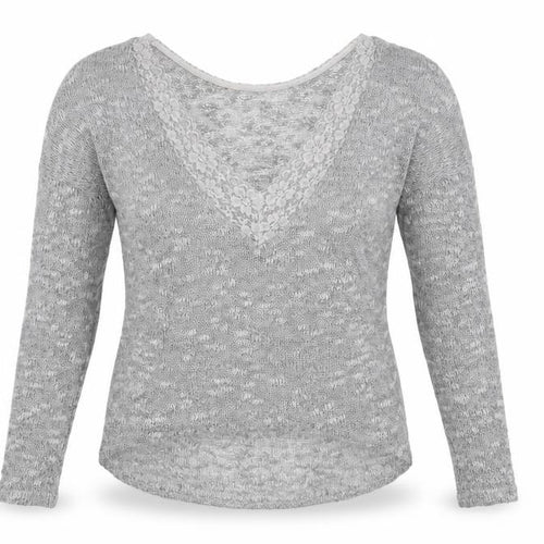 VILA Womens Grey Floral  Basic T-Shirt Size XS