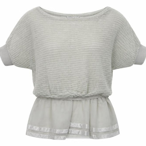uince otto  Womens White   Basic T-Shirt Size L