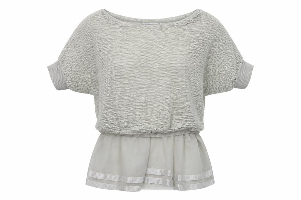 uince otto  Womens White   Basic T-Shirt Size L