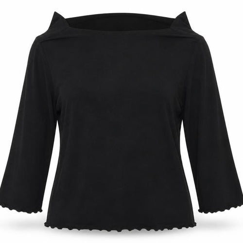 JONDEN Womens Black   Basic T-Shirt Size XL