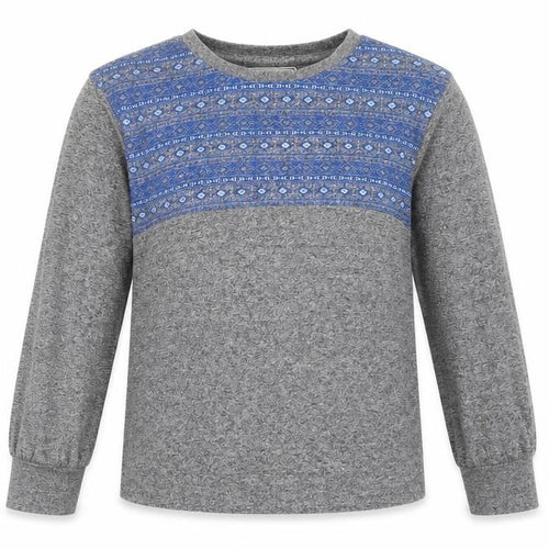 Matalan Boys Grey Geometric  Basic T-Shirt Size 6-7 Years