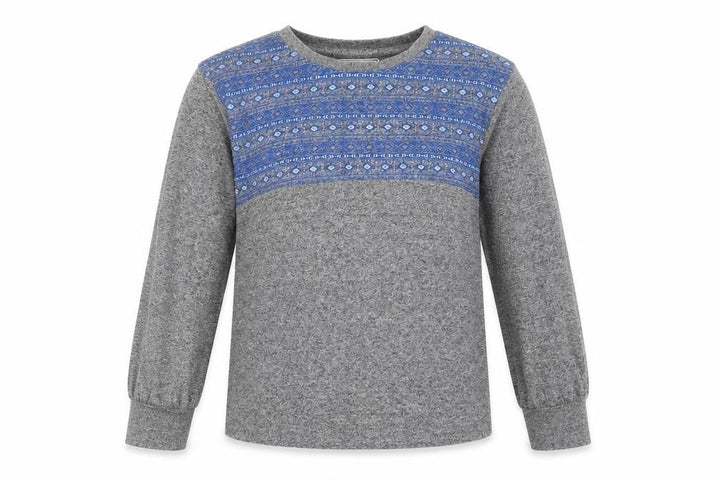 Matalan Boys Grey Geometric Basic T-Shirt Size 6-7 Years