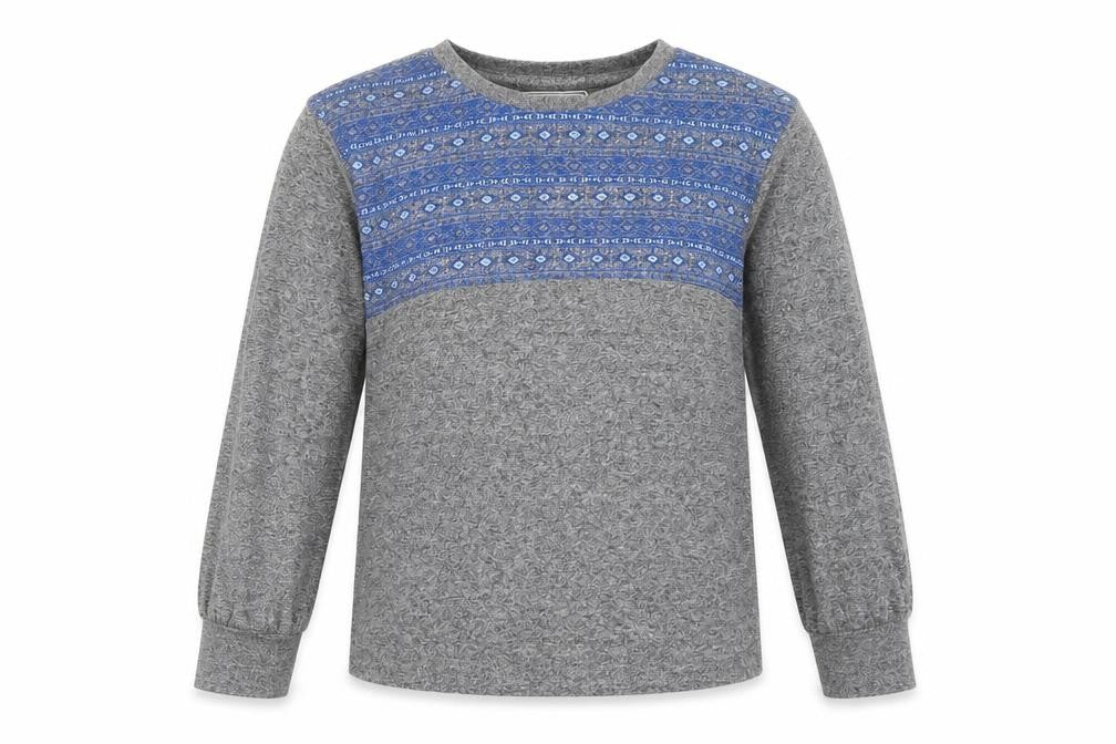 Matalan Boys Grey Geometric  Basic T-Shirt Size 6-7 Years