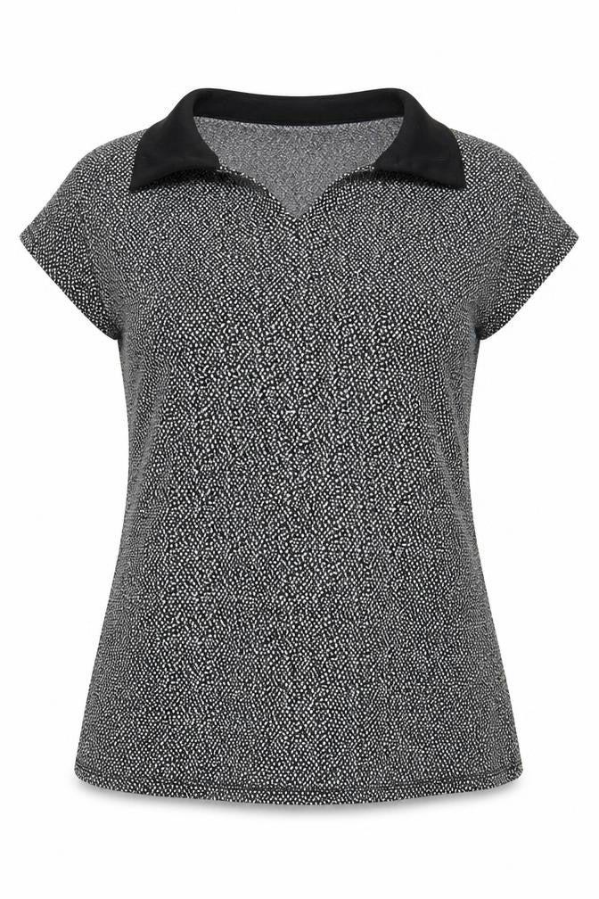 Dorothy Perkins Womens Black   Ringer Blouse Size 14