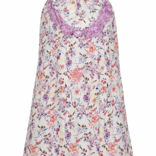M&S  Womens White Floral  Slip Dress  Size 10