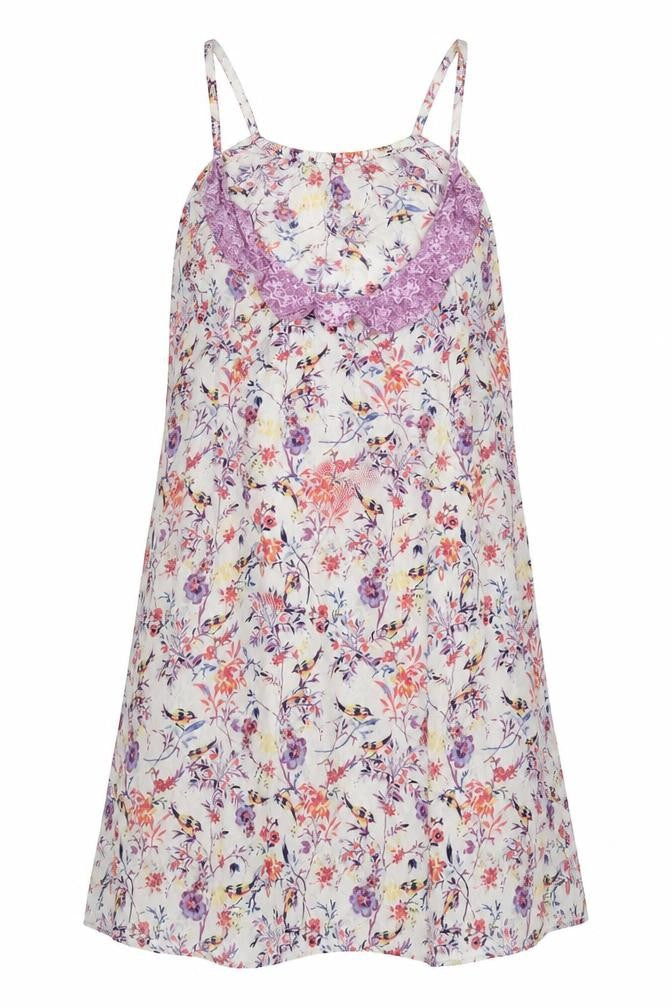 M&S  Womens White Floral  Slip Dress  Size 10