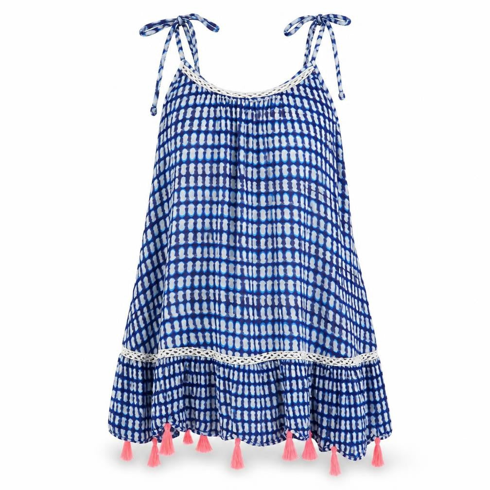 Papaya Womens Blue Polka Dot  Basic Blouse Size S