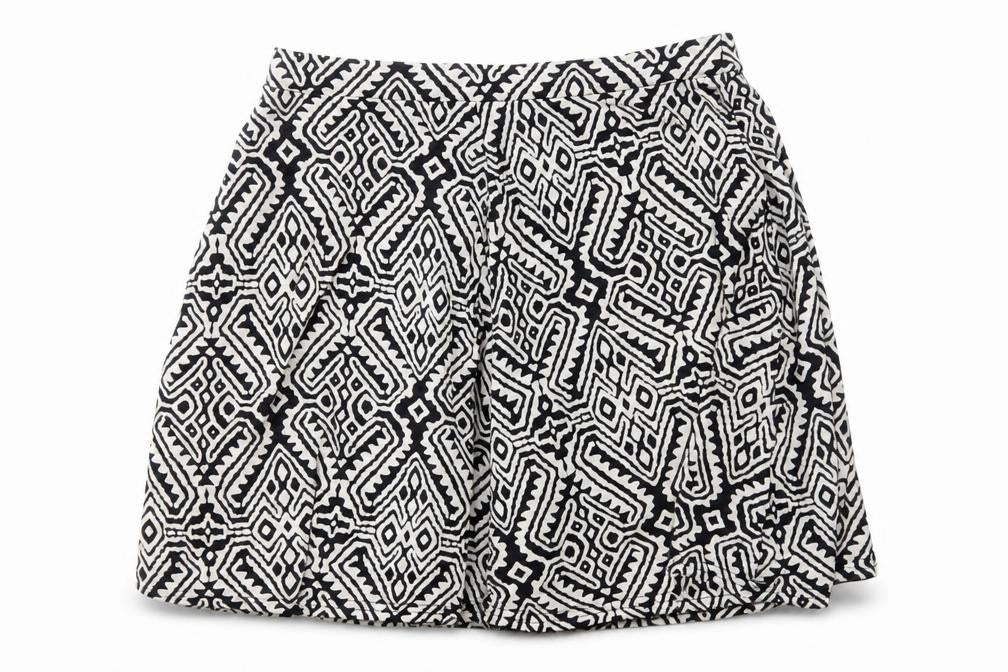 Dorothy Perkins Womens Multicoloured Geometric  A-Line Skirt Size 8