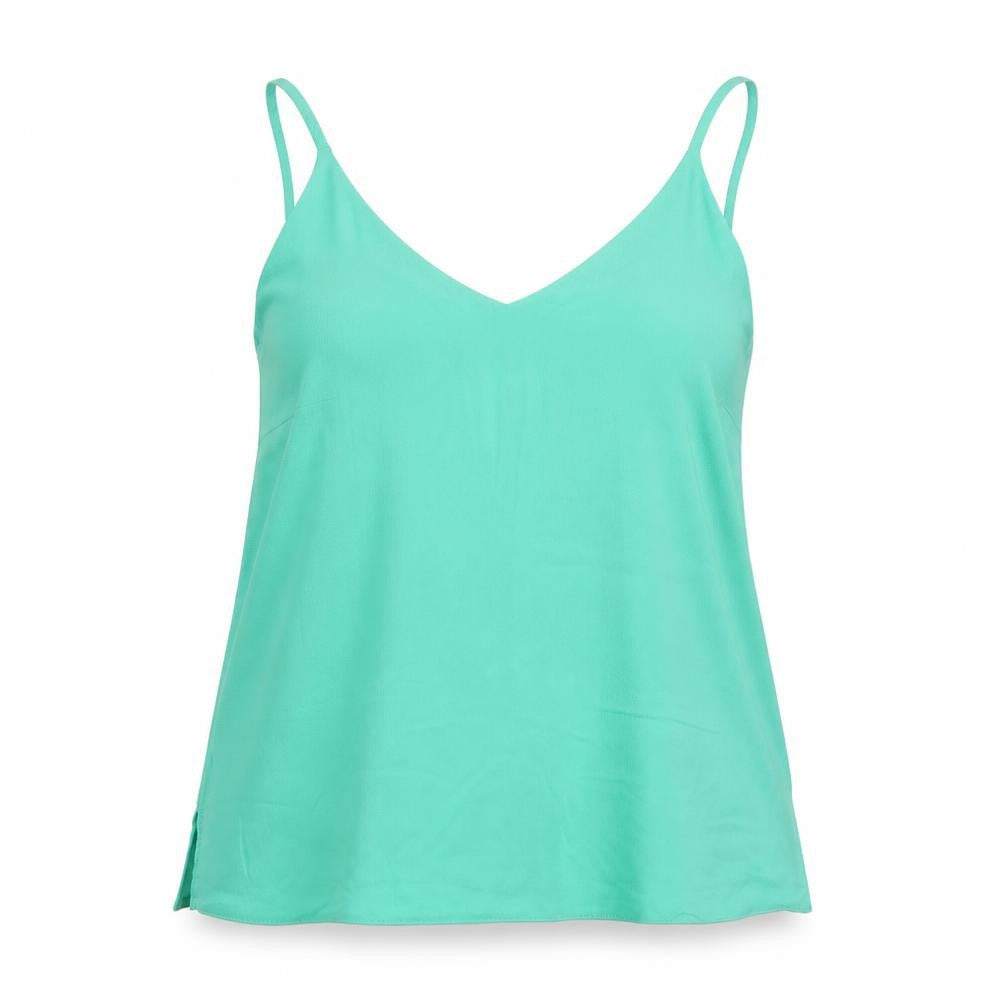 F&F Womens Green   Basic Blouse Size 8