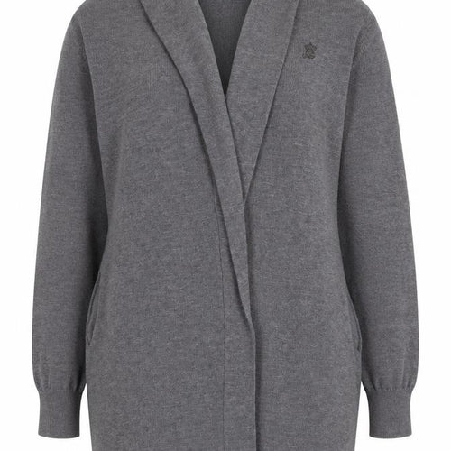 Soul Star Womens Grey   Cardigan Jumper Size L