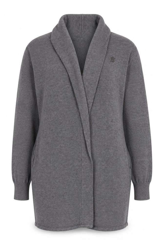 Soul Star Womens Grey   Cardigan Jumper Size L