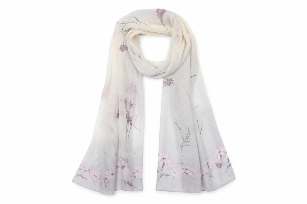 Preworn Womens Purple    Shawl/Wrap   - Flowers