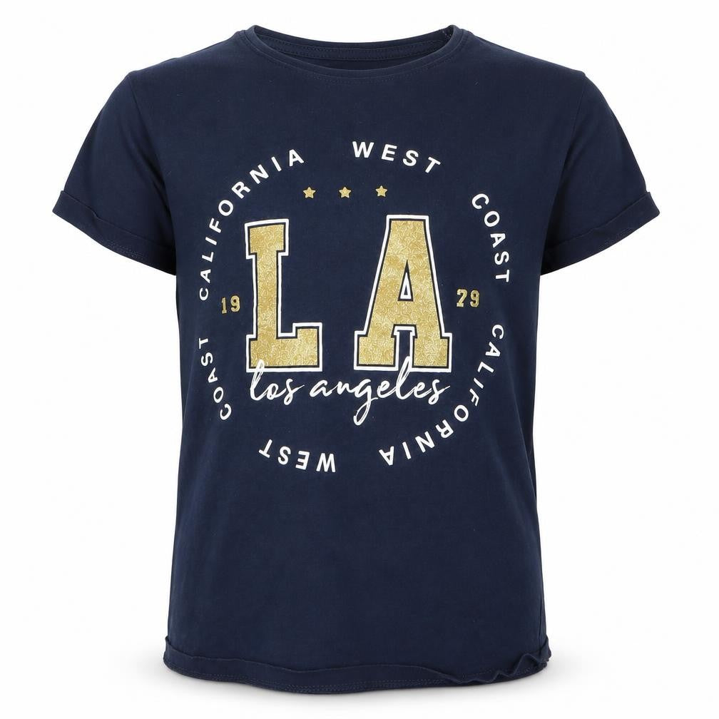 Primark Boys Blue   Basic T-Shirt Size 7-8 Years  - LA