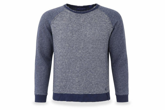 Front view of English Laundry men’s blue jumper, size L