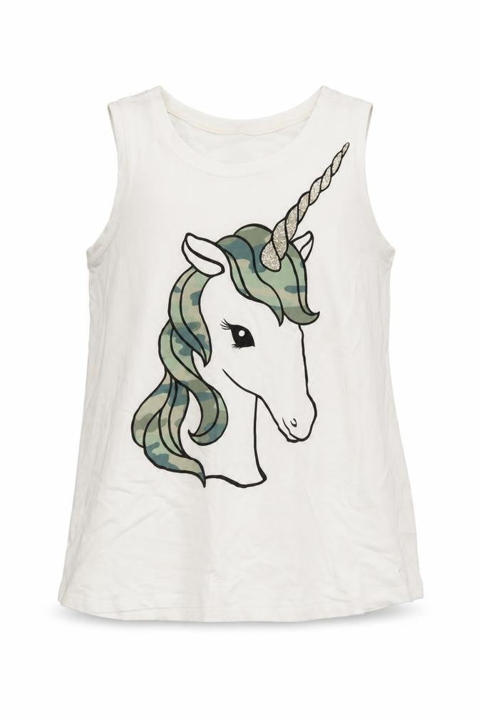 Justice Girls White   Basic Tank Size 10 Years