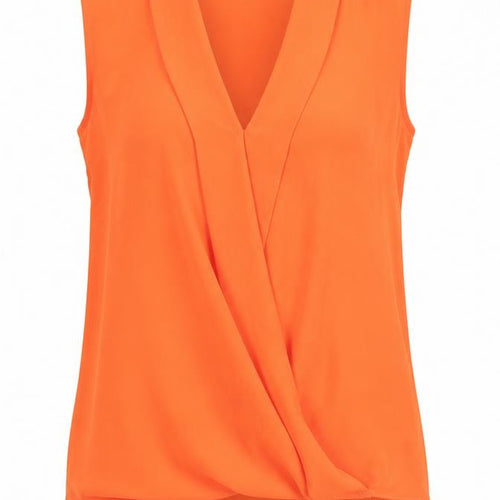 Paraphrase Womens Orange   Basic Blouse Size 10