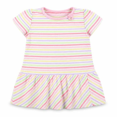 George Girls Multicoloured Striped  Fit & Flare  Size 9-12 Months