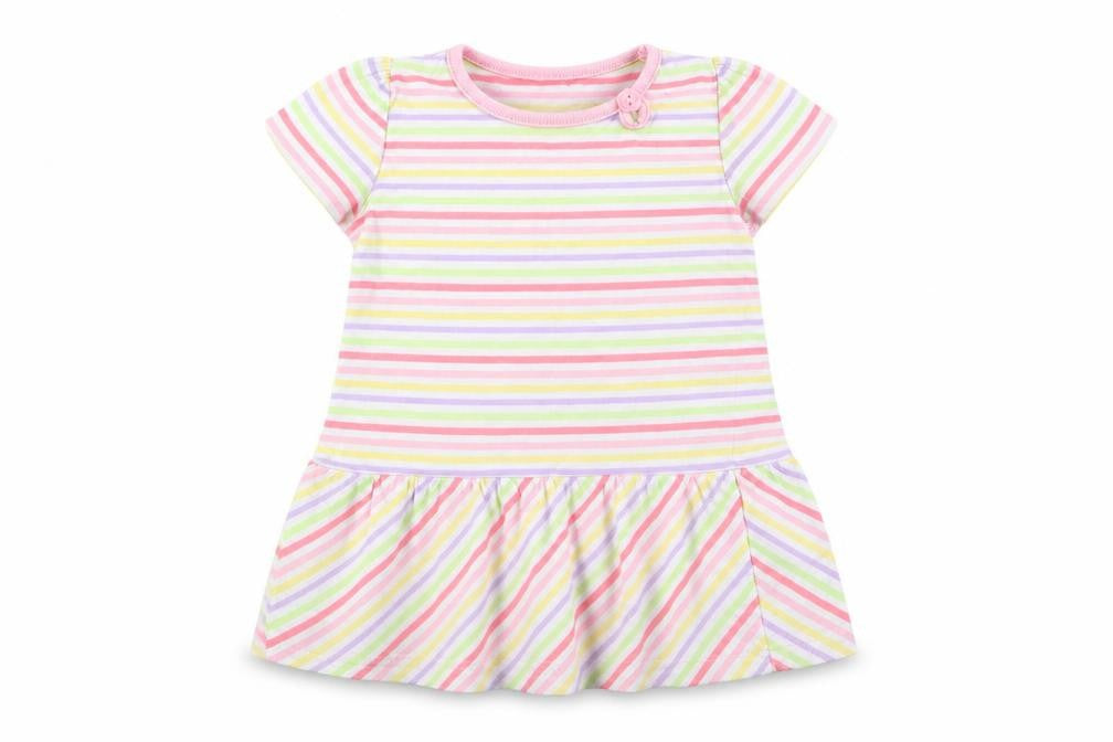 George Girls Multicoloured Striped  Fit & Flare  Size 9-12 Months