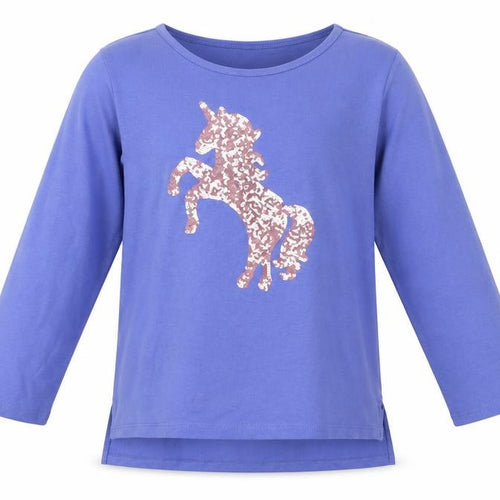 Gymboree Girls Blue   Pullover T-Shirt Size 10 Years  - Unicorn