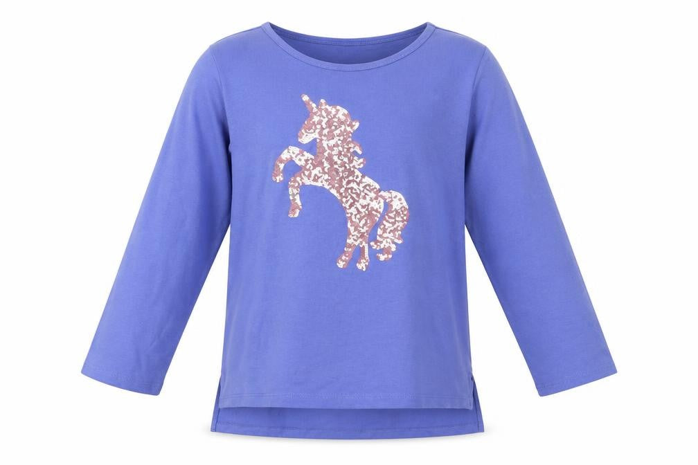 Gymboree Girls Blue   Pullover T-Shirt Size 10 Years  - Unicorn