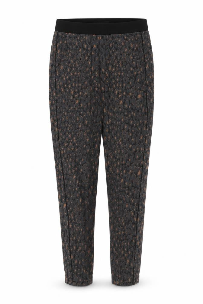 NEXT Womens Black Animal Print  Jogger Leggings Size 6 L25 in