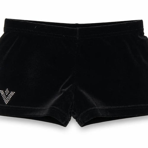 Preworn Girls Black   Sweat Shorts Size 9-10 Years
