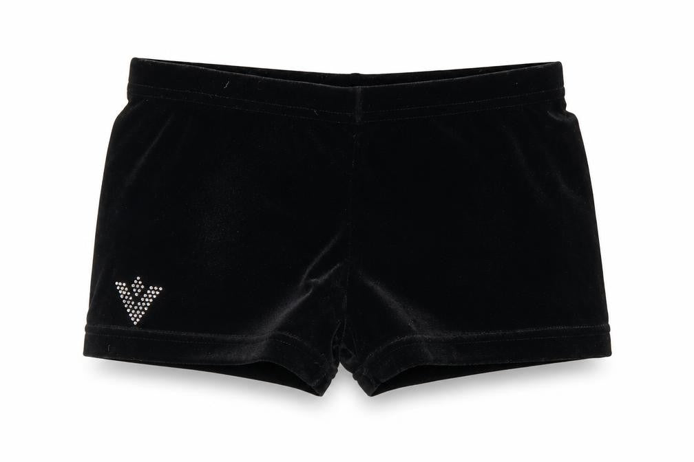Preworn Girls Black   Sweat Shorts Size 9-10 Years
